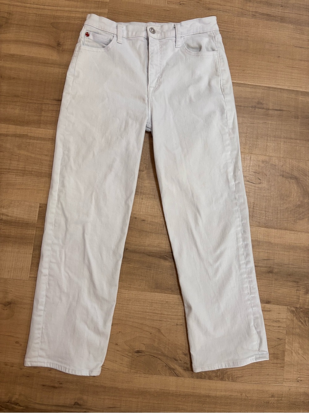 Hudson Jeans Women's White Ankle Crop Jeans